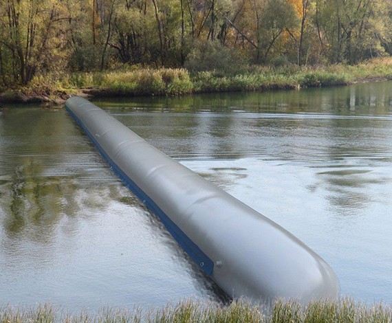 Водоналивные дамбы в Бердске